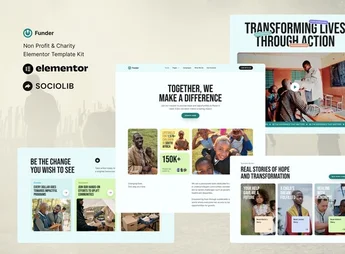 Funder – Non Profit & Charity Elementor Template Kit