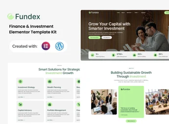 Fundex – Finance & Investment Elementor Template Kit