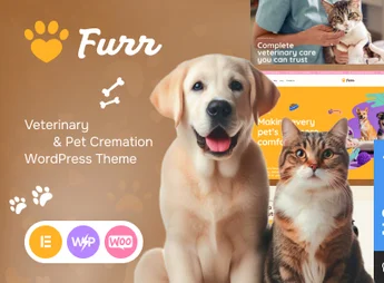 Furr – Veterinary & Pet Shop WordPress Theme