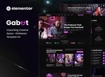 Gabut – Podcaster Elementor Template Kit