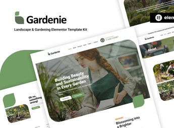 Gardenie – Landscape & Gardening Elementor Template Kit