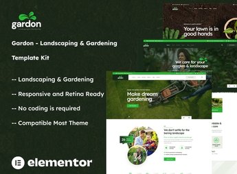 Gardon – Landscaping & Gardening Elementor Template Kit