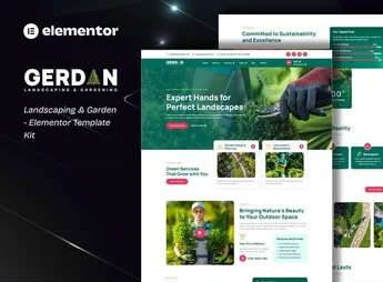 Gerdan – Landscaping & Gardening Elementor Template Kit