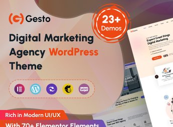 Gesto – Digital Marketing Agency WordPress Theme
