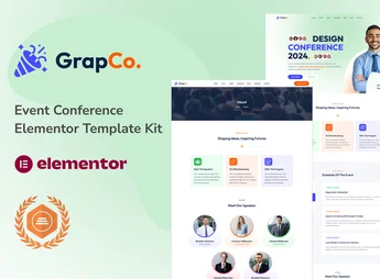 Grafco – Event Conference Elementor Template Kit