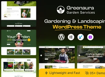 Greenaura – Gardening & Landscape WordPress Theme
