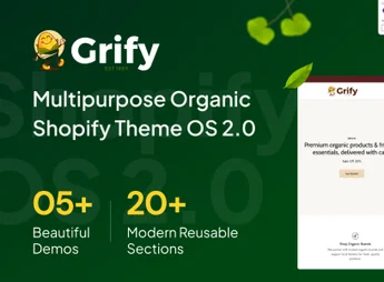 Grify | Multipurpose Organic Shopify Theme OS 2.0