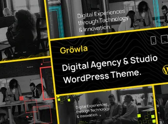 Gröwla – Digital Agency & Studio WordPress Theme