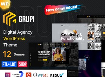 Grupi – Digital Agency WordPress Theme
