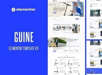 Guine – Electric Scooter & Bike Rental Elementor Template Kit