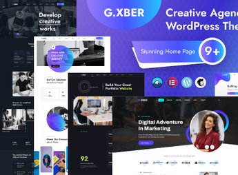 Gxber – Creative Agency WordPress Theme