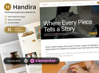 Handira – Handmade Goods Elementor Template Kit