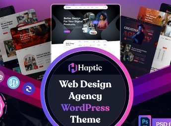 Haptic – Web Design Agency WordPress Theme