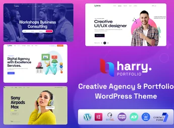 Harry – Creative Agency & Portfolio WordPress Theme + RTL