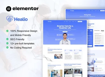 Healio – Medical Service Elementor Template Kit