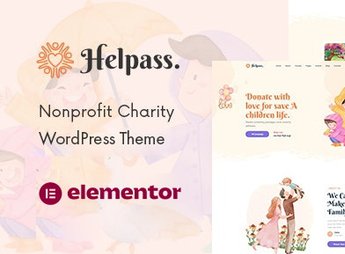 Helpass – Charity WordPress Theme