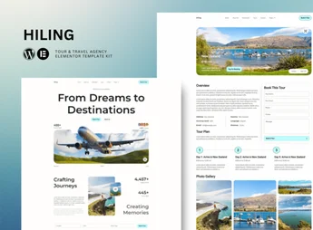 Hiling – Tour & Travel Agency Elementor Template Kit