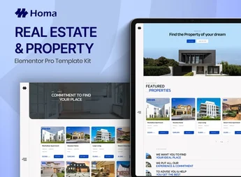 Homa – Real Estate & Property Elementor Pro Template Kit