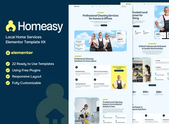 Homeasy – Local Home Services Elementor Template Kit