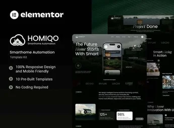 Homiqo – Smarthome Automation Elementor Template Kit