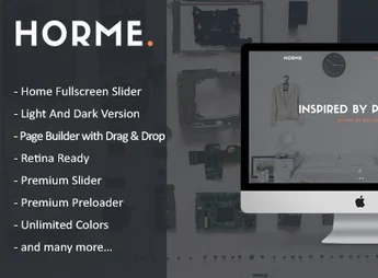 Horme – Clean One Page WordPress Theme