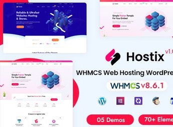 Hostix – Hosting WHMCS WordPress Theme