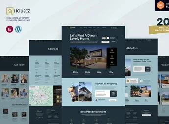 Housez – Real Estate & Property Elementor Template Kit