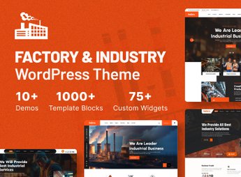 Indsro – Factory & Industry WordPress Theme