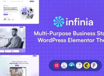 Infinia – Multipurpose Business Startup WordPress Elementor Theme