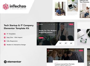 inTechzo – Startup & IT Company Elementor Template Kit