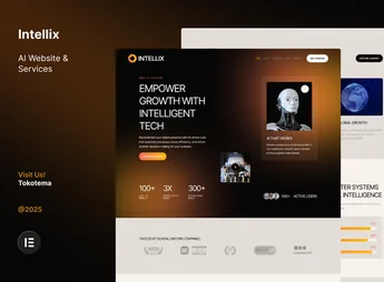 Intellix – AI Website & Services Elementor Template Kits