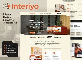 Interiyo – Interior Design Elementor Template Kit