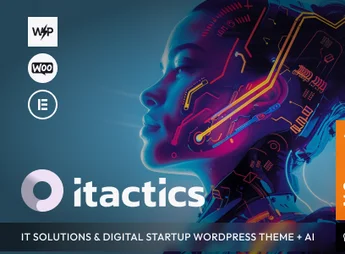 ITactics – IT Solutions & Digital Startup WordPress Theme + AI
