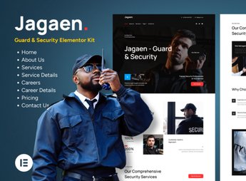 Jagaen – Guard & Security Service Template Kits