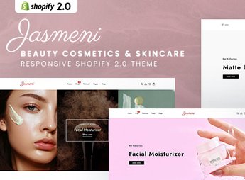 Jasmeni – Beauty Cosmetics & Skincare Shopify 2.0 Theme