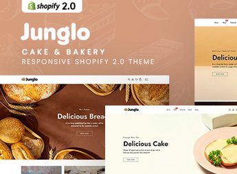 Junglo – Cake & Bakery Responsive Shopify 2.0 Theme