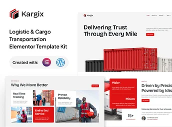 Kargix – Logistic & Cargo Transportation Elementor Template Kit