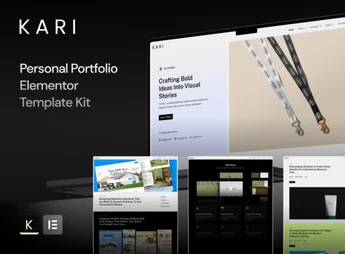 Kari – Personal Portfolio Elementor Template Kit