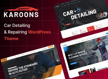 Karoons – Car Detailing & Repair WordPress Theme