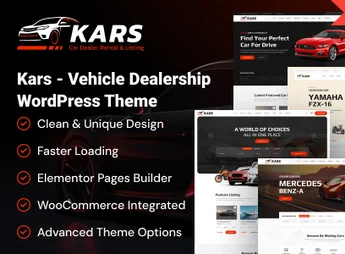 Kars – Vehicle Dealership WordPress Theme