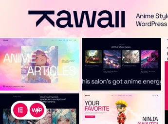Kawaii – Anime Creative Original WordPress Theme