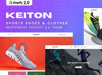 Keiton – Running Shoes, Sports Shoes & Clothes Shopify 2.0 Theme