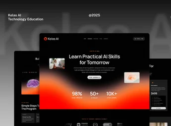 KelasAI – AI & Tech Online Course Elementor Template Kit