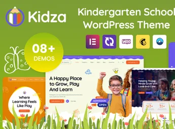 Kidza – Kindergarten WordPress Theme for PreScool