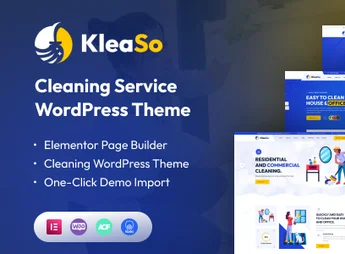 Kleaso – Cleaning Services WordPress Theme