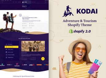 Kodai – Adventure Tour, Travel Shopify Theme