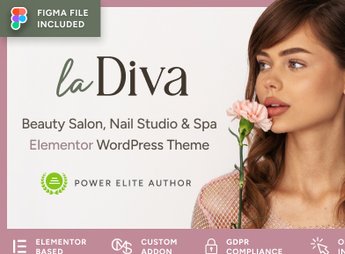 La Diva – Beauty Salon & Spa WordPress Theme