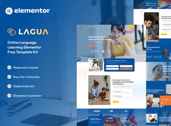 Lagua – Language Course & Learning Center Elementor Template Kit