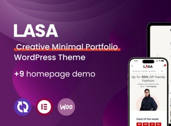 Lasa – Creative Minimal WooCommerce WordPress Theme