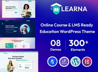 Learna – Education & Online Course WordPress Theme